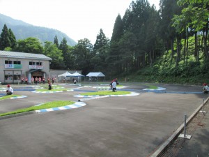 大会が行われたコースは道幅3～6mで、全長約270mとテクニカルなコースレイアウトでした。
