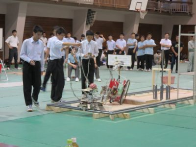 ［機械･電子機械］第25回富山県高等学校ロボット競技大会に出場しました