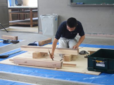 第17回高校生ものづくりコンテスト木材加工部門富山県大会　