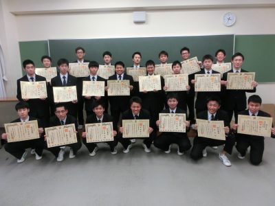 [電気] 平成29年度ジュニアマイスター顕彰制度において、特別表彰を 6名が受賞!!