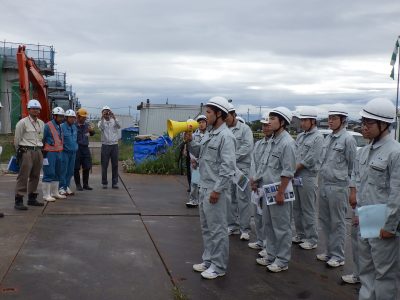 高校生の建設現場見学会（２年生）