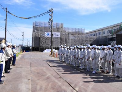 [建築] 高校生の建設現場見学会