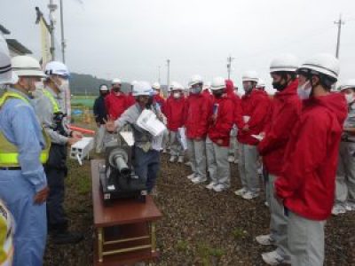 ２年生建設現場見学会