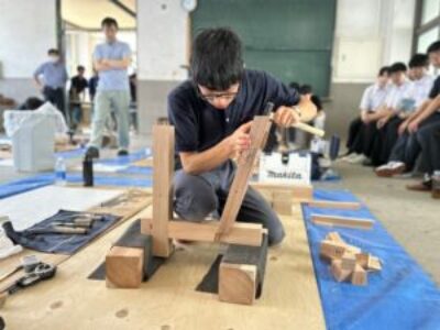 【建築】高校生ものづくりコンテスト木材加工部門　富山県大会