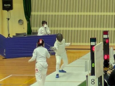 【フェンシング】インターハイ個人戦ベスト１６