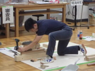 【建築科】ものづくりコンテスト北信越大会　木材加工部門