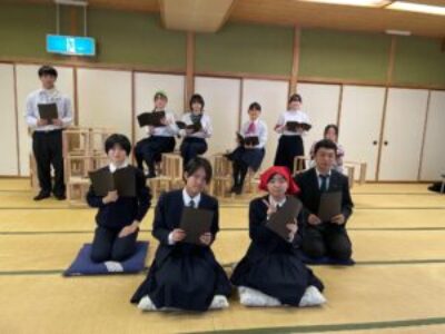 【演劇部】第7回高校生ドラマリーディング演劇祭で優良賞を受賞