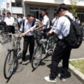 【生徒指導部】自転車点検を実施しました
